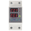 Din Rail Dual Display Adjustable over Voltage Current and Under Protective Device Protector Relay 60A 220V 230V 5