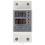 Din Rail Dual Display Adjustable over Voltage Current and Under Protective Device Protector Relay 60A 220V 230V 3