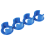 Car Front Subframe Polyurethane Insert Kit Suspension Bushing for V70 II XC70 2000 Up to 2008 11