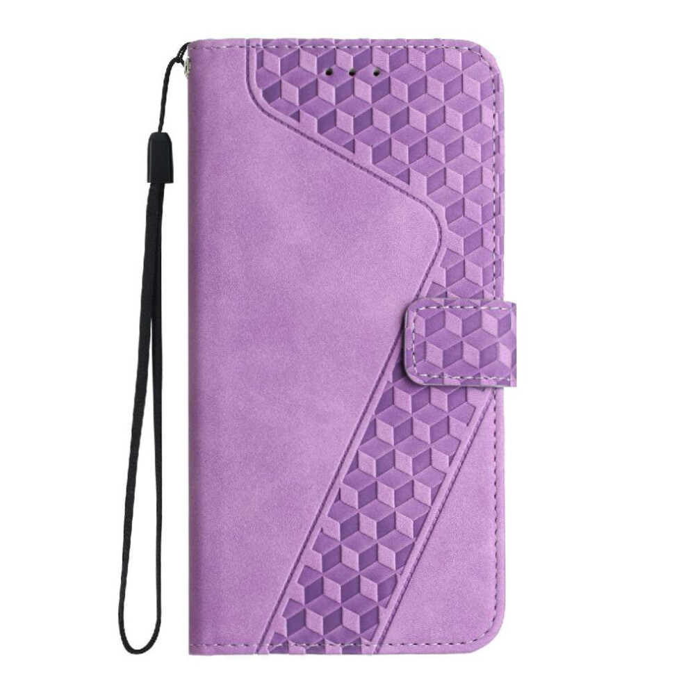 (Purple) Phone Case For Iphone 16 Magnetic Flip Folio Wallet Card Slots Cover Kickstand Purple 764563575633