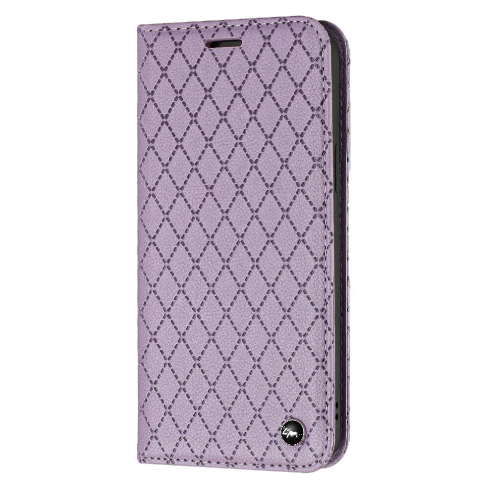 (Purple) Case For Iphone 15 Card Slots Holder Wallet Magnetic Shell Business Flip Purple 764563576180
