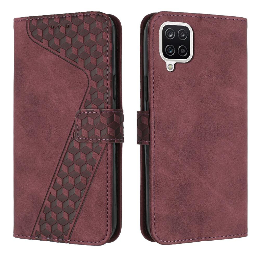 (Brown) Phone Case For Samsung Galaxy A42 5G Flip Folio Magnetic Kickstand Card Slots Cover Wallet Brown 764563576715