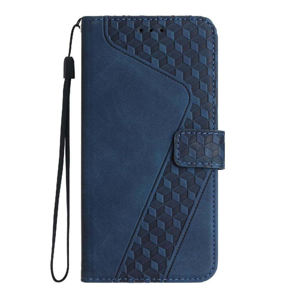 (Blue) Phone Case For Samsung Galaxy A02s Card Slots Cover Magnetic Wallet Kickstand Flip Folio Blue 764563577934