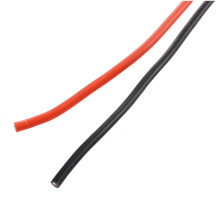 2x 16 Gauge AWG Silicone Rubber Wire Cable Red Black Flexible