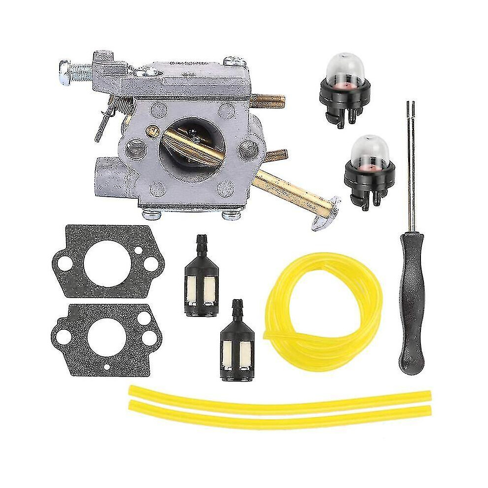 Kikidex (As Show, One Size) 300981002 Carburetor Compatible With Homelite 33Cc Ut-10532 Ut-10926 Ry74003d Chainsaw Carbon Brush Replacement
