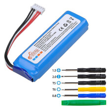 (As show, One size) 6200mAh Bluetooth Speaker Battery for with JBL Charge 3 2016 Version,GSP1029102A(Not for with Charge 3 (2015))-HD