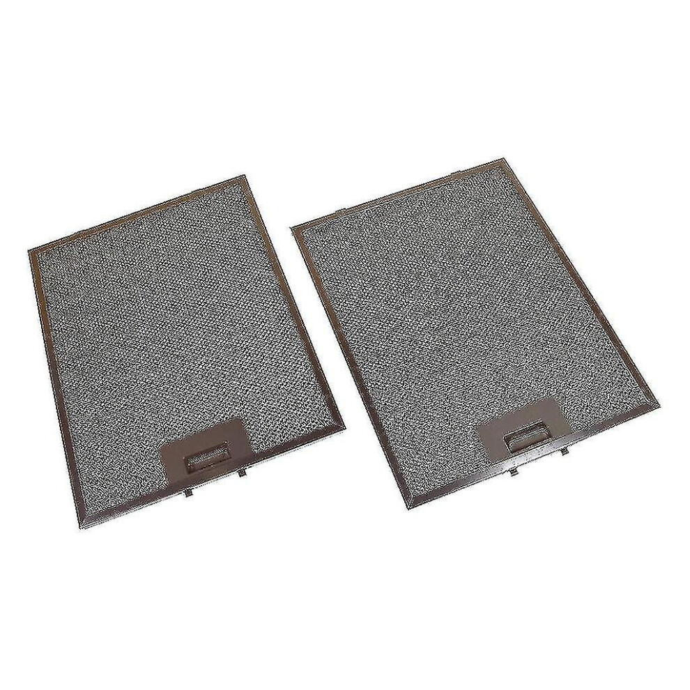 Kikidex (As Show, One Size) 2 X Crosslee Universal 320 X 260 Mm Metal Cooker Hood Grease Filter-Ab