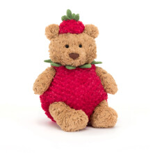 (Bartholomew Bear Strawberry) Plush toys, birthday gifts, Valentine's Day gifts, surprise gifts