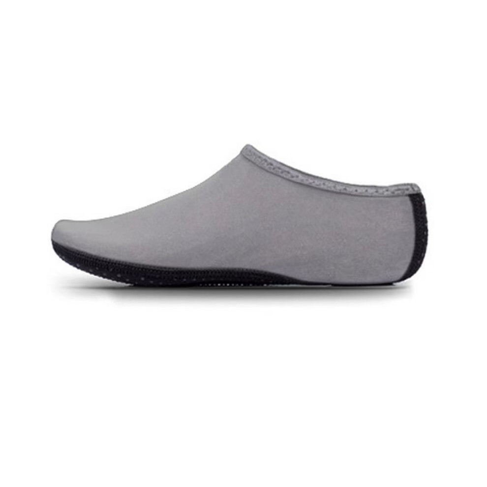 (Gray, 26-29 Foot Length=16-17cm) Quick Dry Aqua Socks Water Shoes Beach Surfing Swim Non Slip Adult Kids Wetsuit