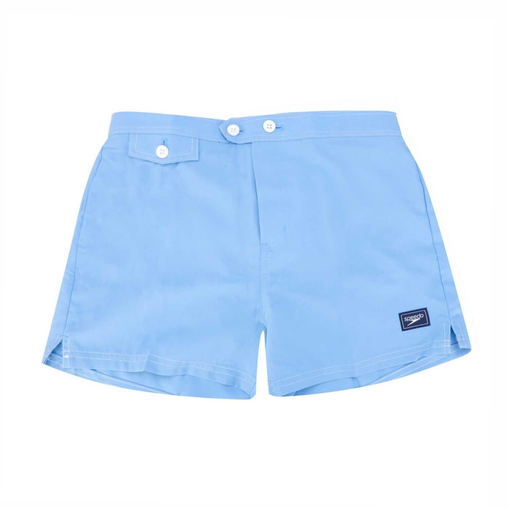 (XL, Light Blue) Speedo Mens Volley Vintage Swim Shorts