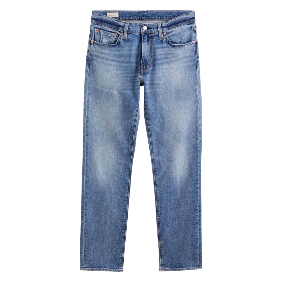 (31S, Light Blue) Levis Mens 511 Mighty Leather Patch Slim Jeans