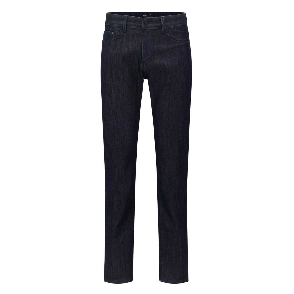 (30R, Navy) Boss Mens Delaware3 Slim Jeans