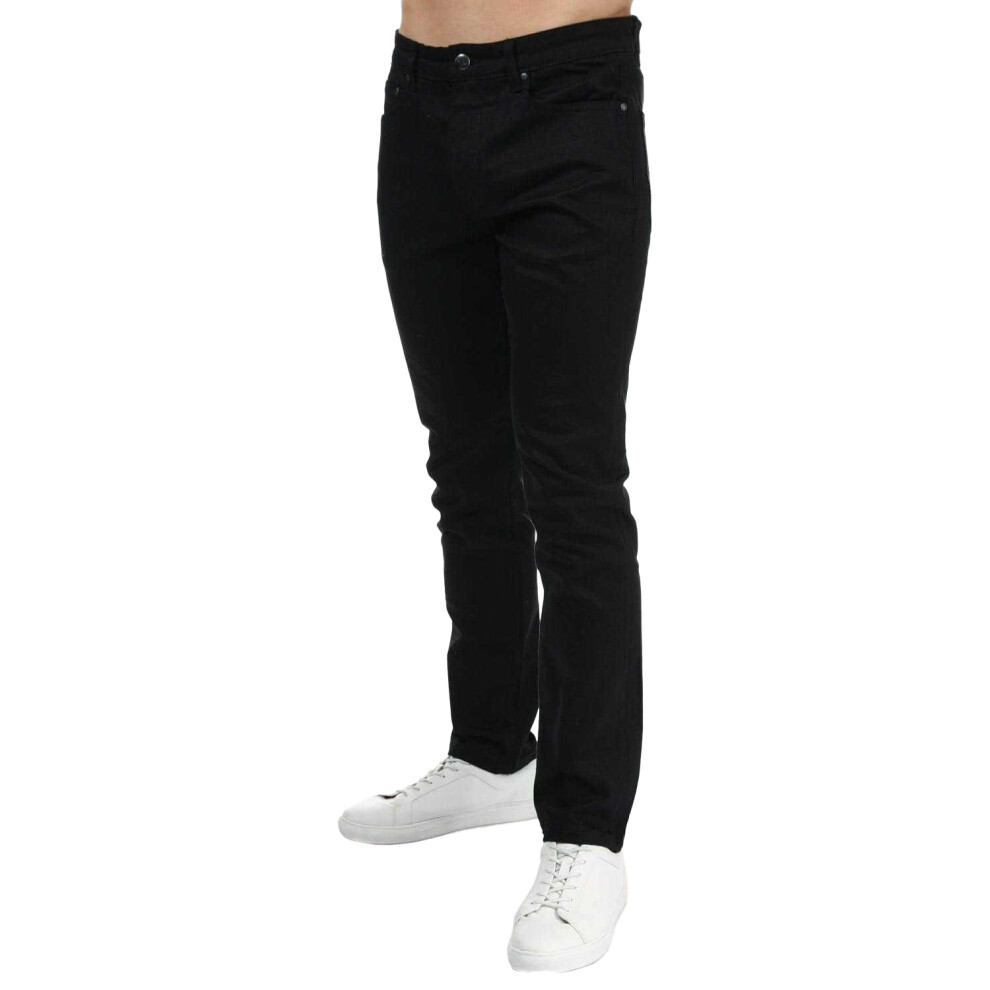 (30L, Black) Boss Mens Tapered Jeans