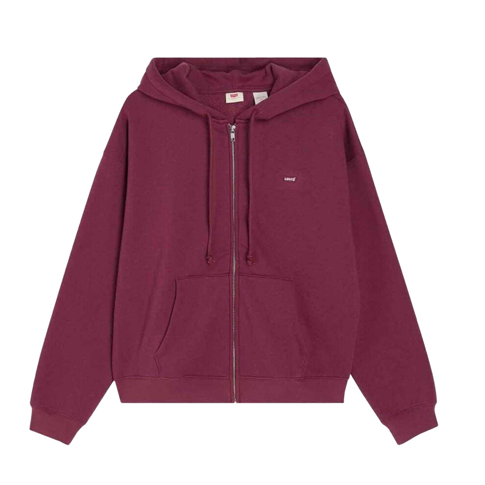 (16 UK, Burgundy) Levis Womens/Ladies Everyday Full Zip Hoodie