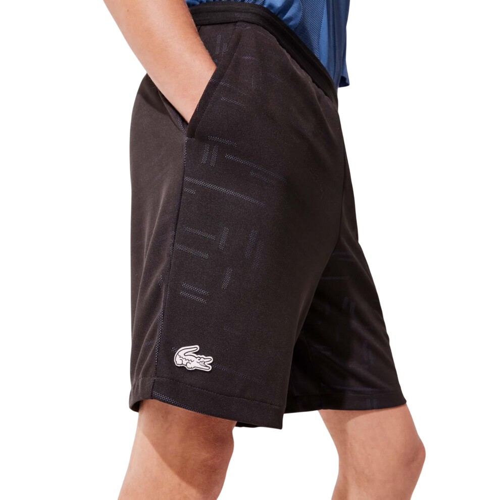 Lacoste Mens Jacquard Tennis Shorts