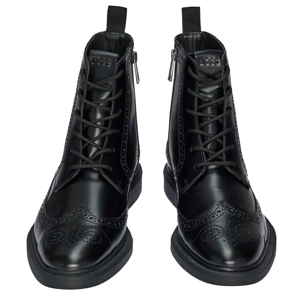 Boss Mens Larry Leather Ankle Boots