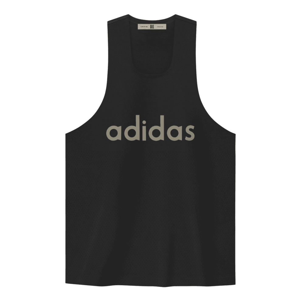 (L, Black) Adidas Mens Fear Of God Athletic Tank Top