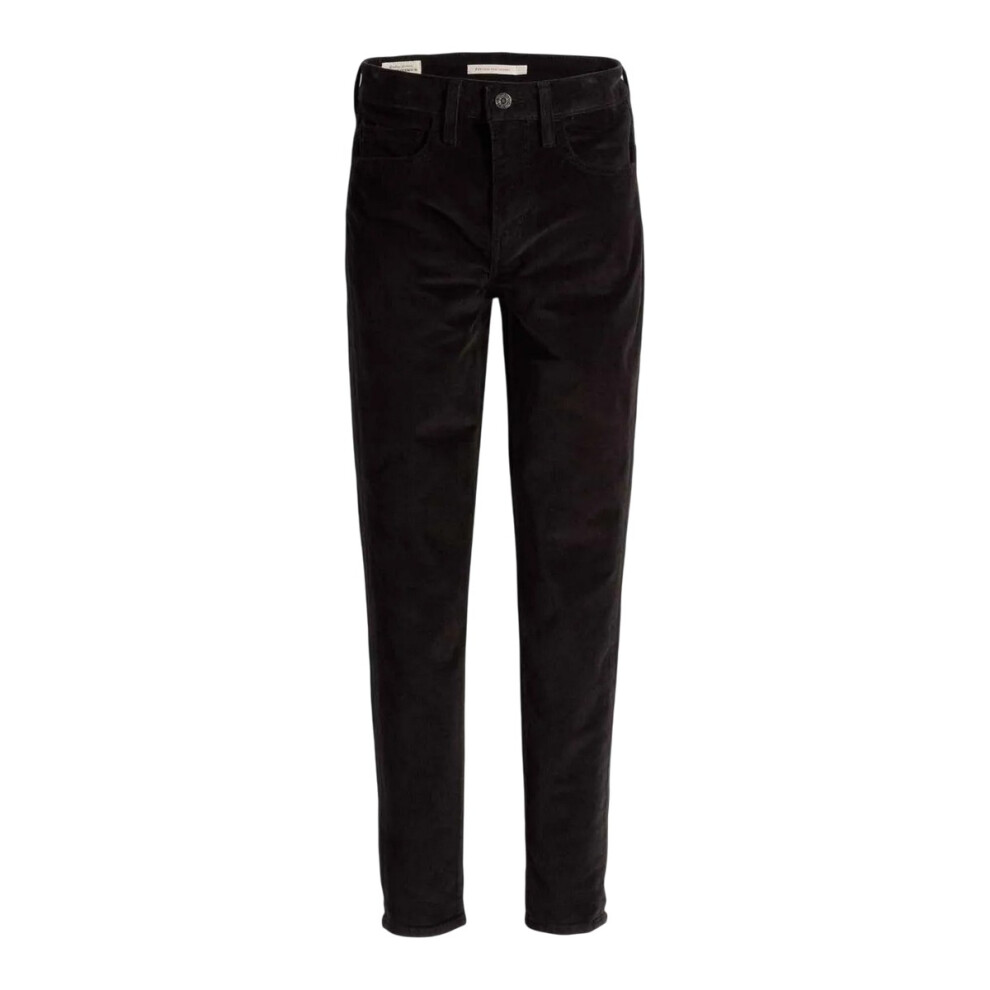 (31S, Black) Levis Womens/Ladies Meteorite High Rise Skinny Jeans