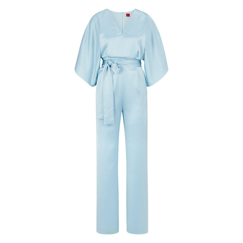 (6 UK, Light Blue) Hugo Boss Womens/Ladies Kalaisa-1 Jumpsuit-image-OPC-PHHNXNY-NEW