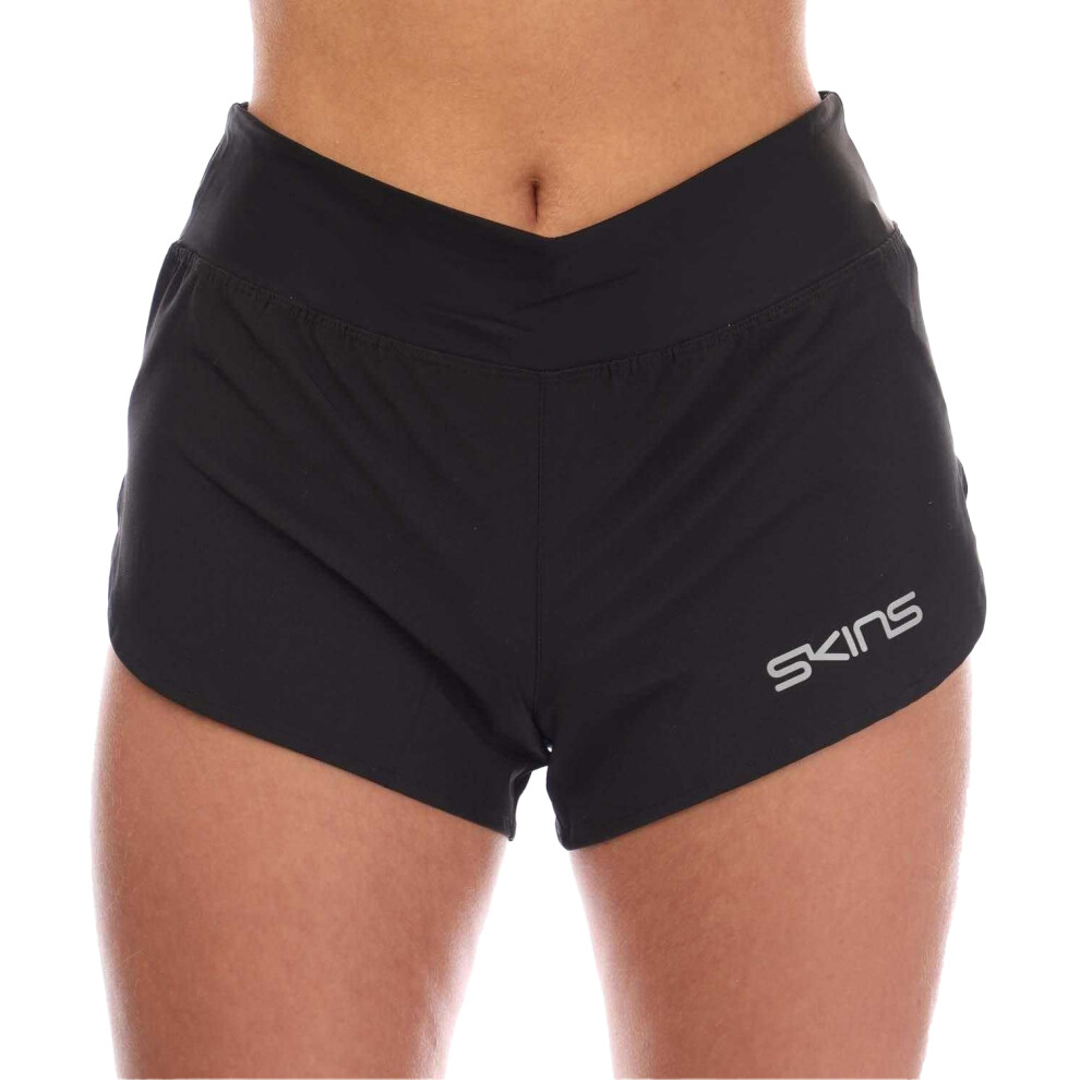 (XS, Black) Skins Womens/Ladies Series-3 Running Shorts