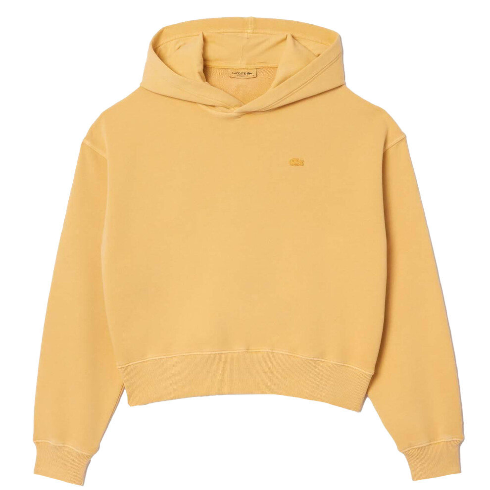 (8 UK, Orange) Lacoste Womens/Ladies Natural Dyed Oversized Hoodie