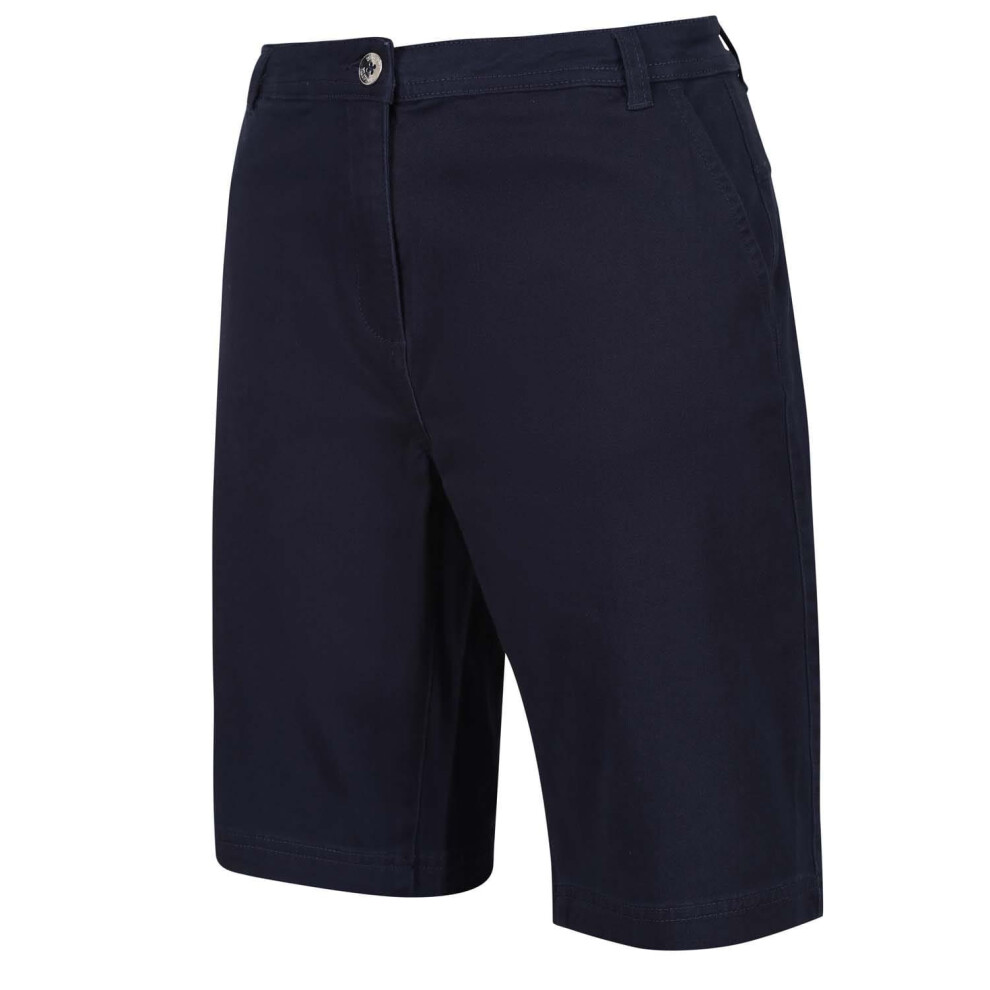 (8 UK, Navy) Regatta Womens/Ladies Bayla Chino Shorts