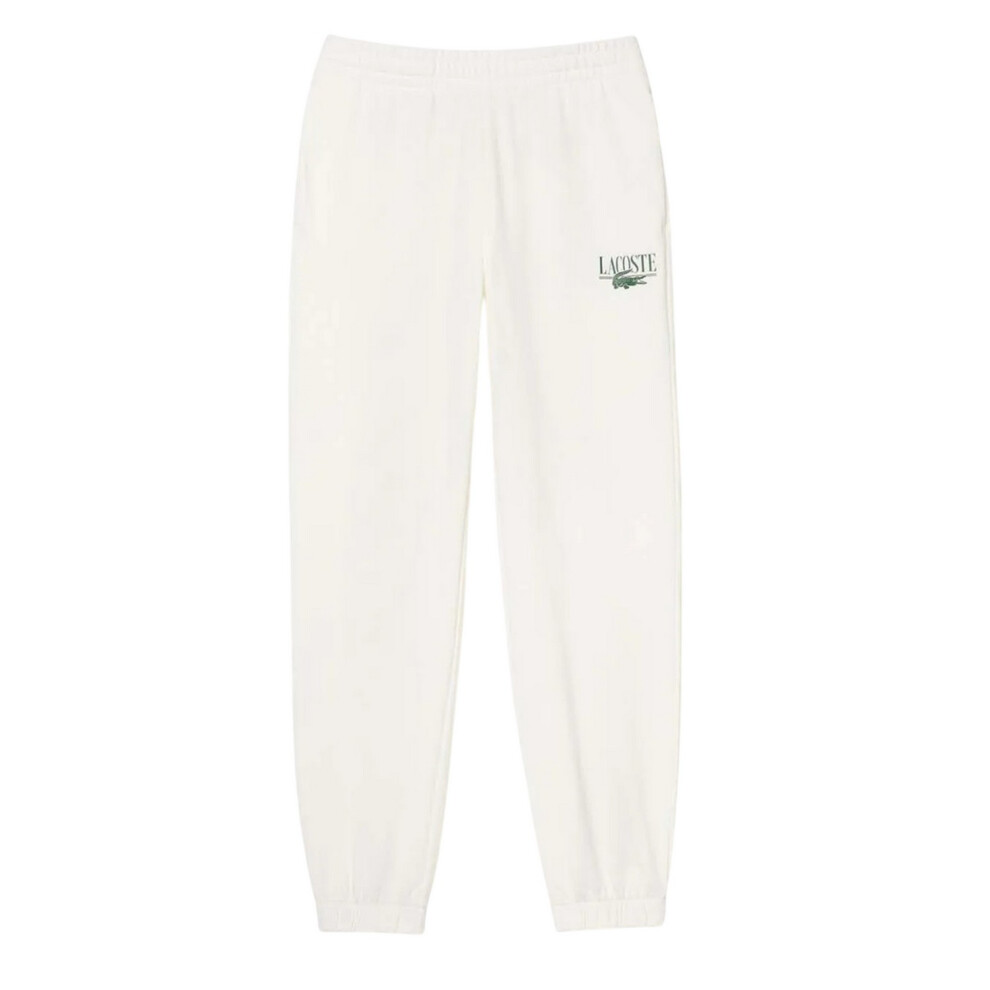 (10 UK, Cream) Lacoste Womens/Ladies Straight Leg Jogging Bottoms-image-OPC-PHHP67R-NEW