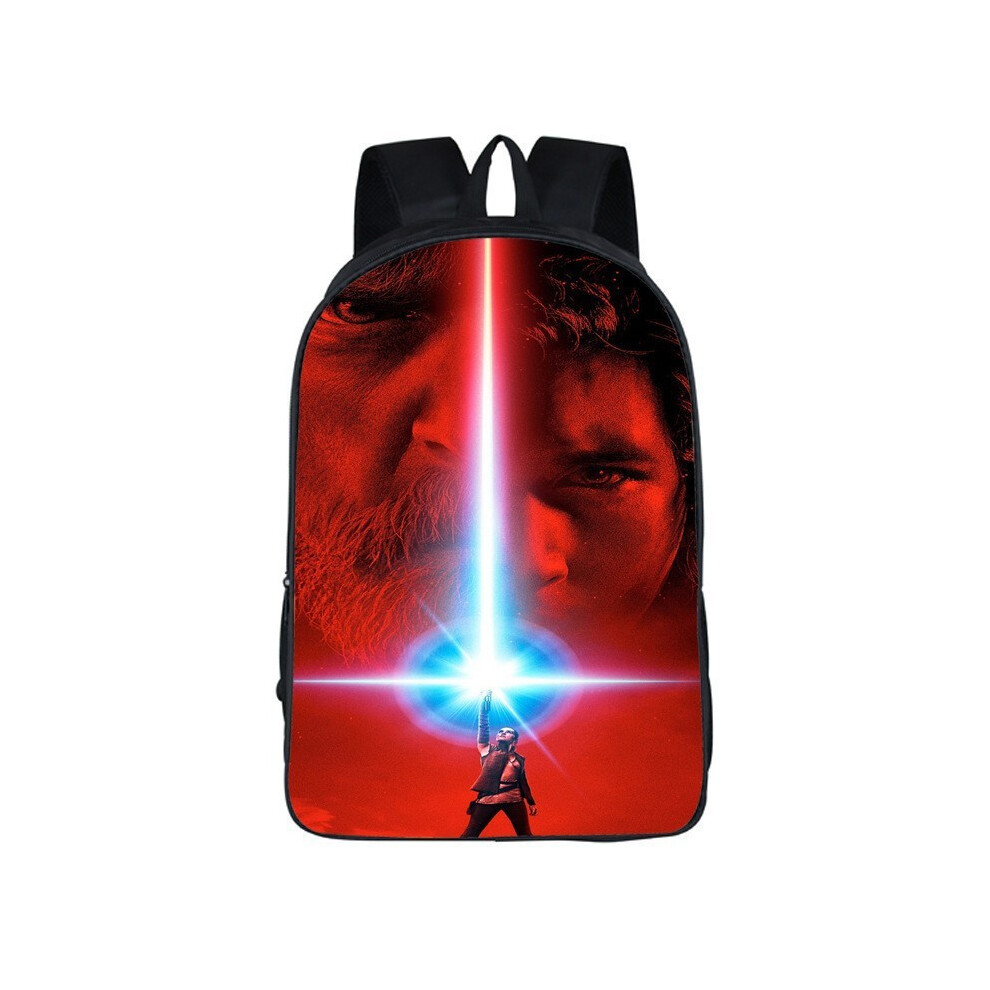 (12) Star Wars Student Backpack With Lightweight Material School For Elementary