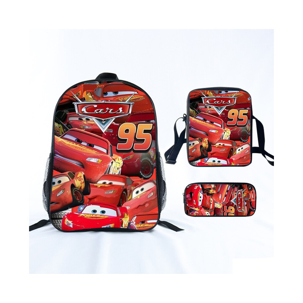 (7) Lightning Mcqueen Anime Cartoon Shoulder Bag Pencil Case Kids Bag School-image-OPC-PHHPBNC-NEW