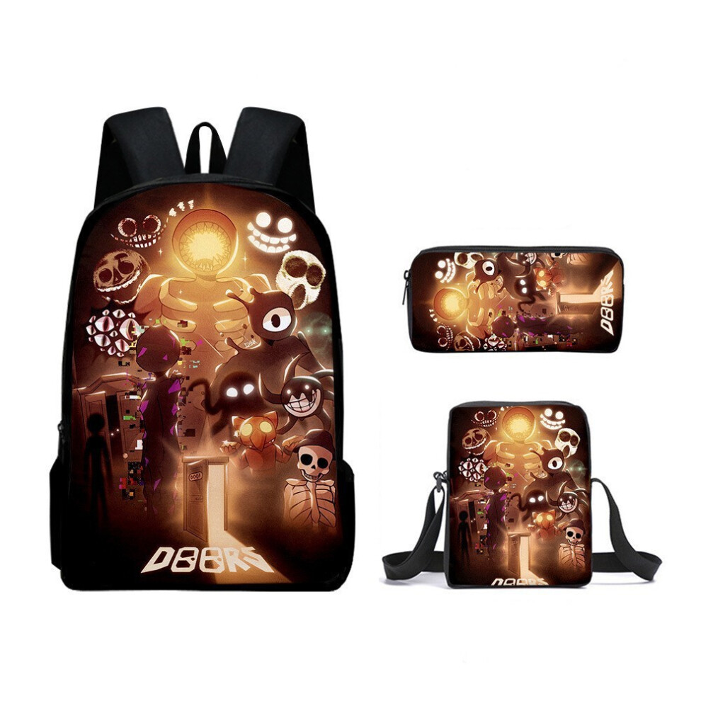 (K) Character Doors Roblox Print Lightweight Kids School Bag For Kids Elementary