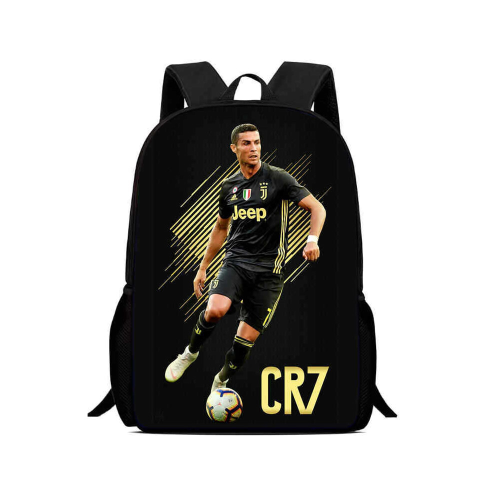 (55) Cristiano Lionel Messi Ronaldo Neymar Football Star Backpack Children Pattern