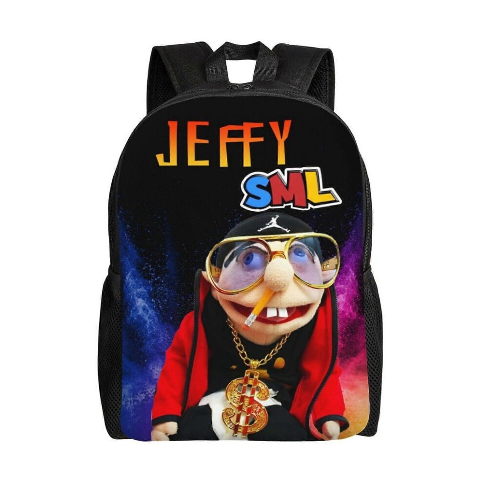(05) Woodyotime Sml Jeffy Cute Cartoon Pattern Children Large Capacity Backpack