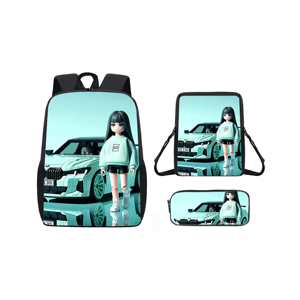 (24) Cartoon Pattern Roblox Backpack Shoulder Bag Pencil Case Three Piece Set-image-OPC-PHHPDBM-NEW