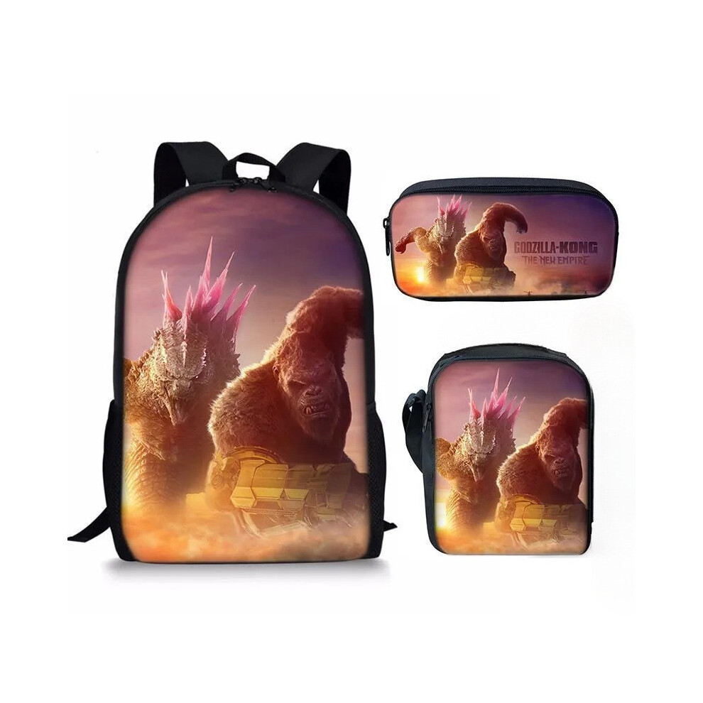 (Number 31) Godzilla Anime Cartoon Shoulder Bag Pencil Case Kids School Pack Use For Daily-image-OPC-PHHPF8C-NEW
