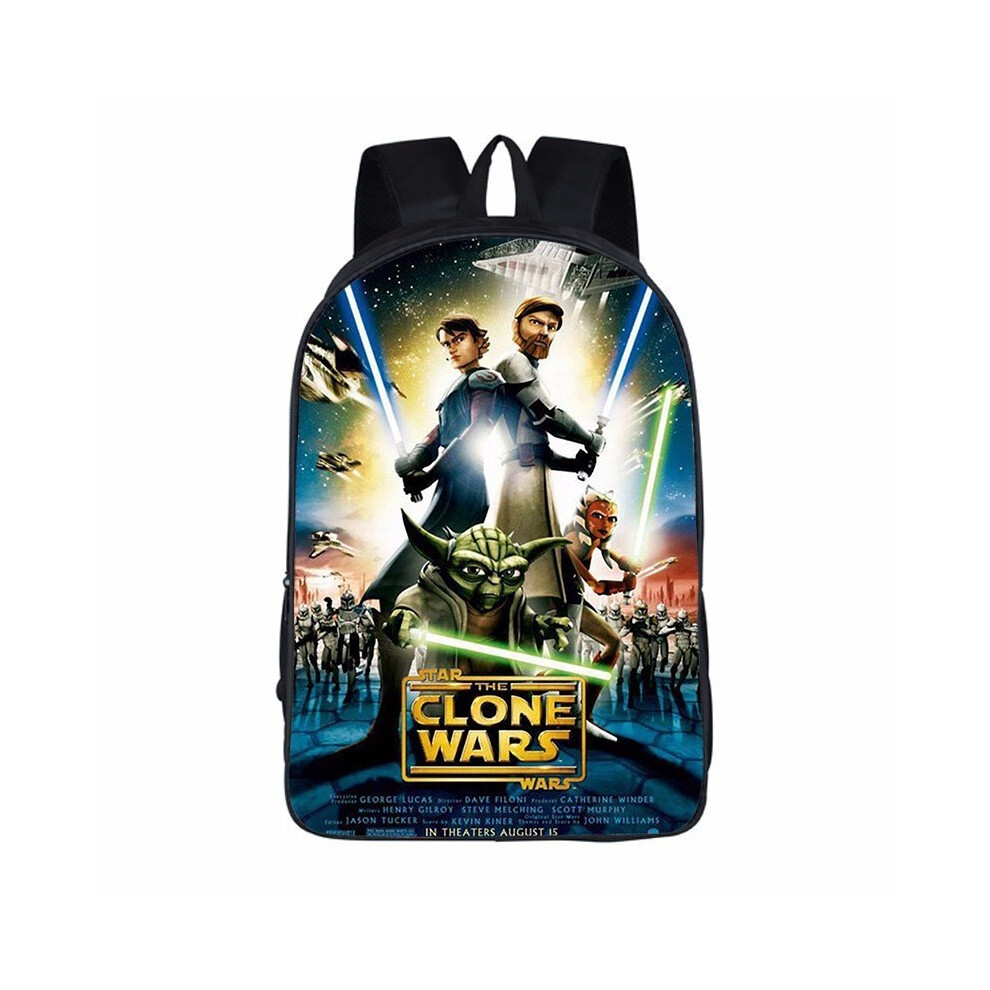 (09) Student Wars Star Backpack With Lightweight Material Elementary School For