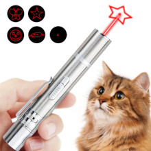 Cat Usb Charge Led Laser Toy Flashlight Kitten Pointer Light Night Pen Hunting
