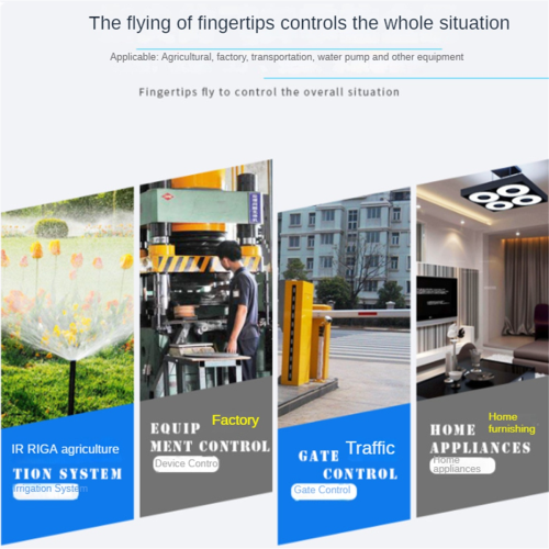 High Power Waterproof and Drop-Proof Industrial Wireless Remote Control EV1527 Chip ASK 2000M Long Range 433Mhz 6 Button 2