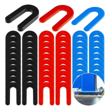 Kit di 60 spessori di livellamento per auto, 2 montanti e 4 spessori di sollevamento per la riparazione di auto con montaggio superficiale