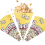 100X σακουλάκια ποπ κορν χάρτινα αμύγδαλα Popcorn S 1