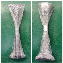 Suporte para copos de vinho grande, suporte para copos, embaixo do armário, cozinha, bar, armazenamento, 17 polegadas, conjunto de 2