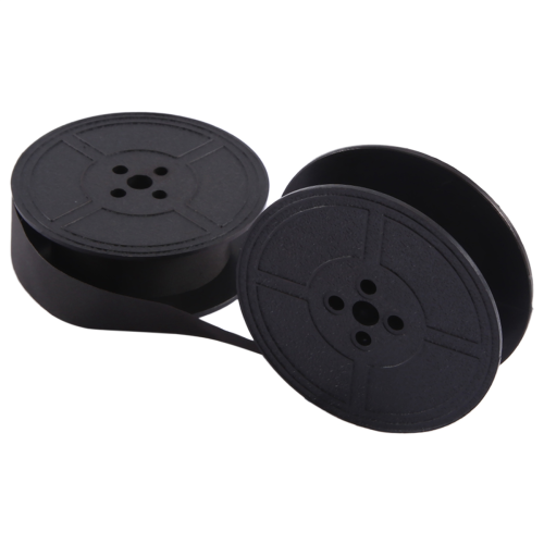 1Pack Typewriter Ribbon Twin Spool Ink Pack Replacement Part for Most Typewriter(Black) 2