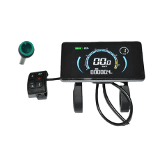 Bicicleta eléctrica con pantalla LCD 808 de colores, medidor de 24 V-72 V, enchufe de conexión impermeable, bicicleta eléctrica inteligente