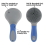 Mane Pulling Comb for Horses Professional and Tail Brush with Humanized Handle Horse Grooming Brushes 4