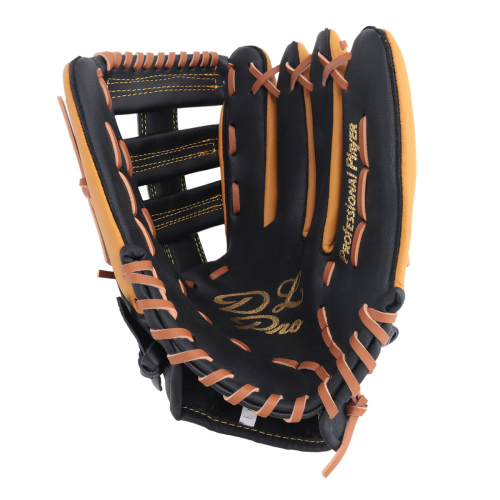 Luvas de beisebol profissionais para jovens e adultos, couro, softball, treinamento, catcher, 12,5 polegadas 2