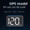 GPS HUD Ηλεκτρονικά αυτοκινήτου Ψηφιακό ταχύμετρο για μοτοσικλέτα HD LED Αξεσουάρ MPH 7