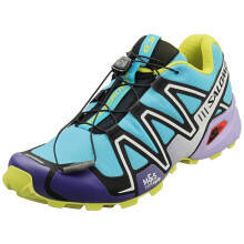 (6) Salomon Speedcross 3 Unisex Running Trainers in Aquarius White Liberty