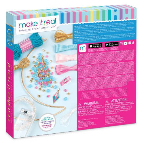 Make it Real Lunar Dream Catcher With Lights - Blue 1