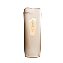 Dispositivo de depilación IPL con 5 niveles de energía y sistema de enfriamiento por hielo integrado (oro rosa)