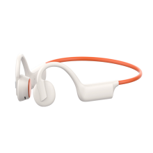 Bone Conduction Headphones Wireless Bluetooth Open-Ear Sports(White)