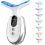 Neck and face massager 7 in 1 with vibration and heating function(White) 1